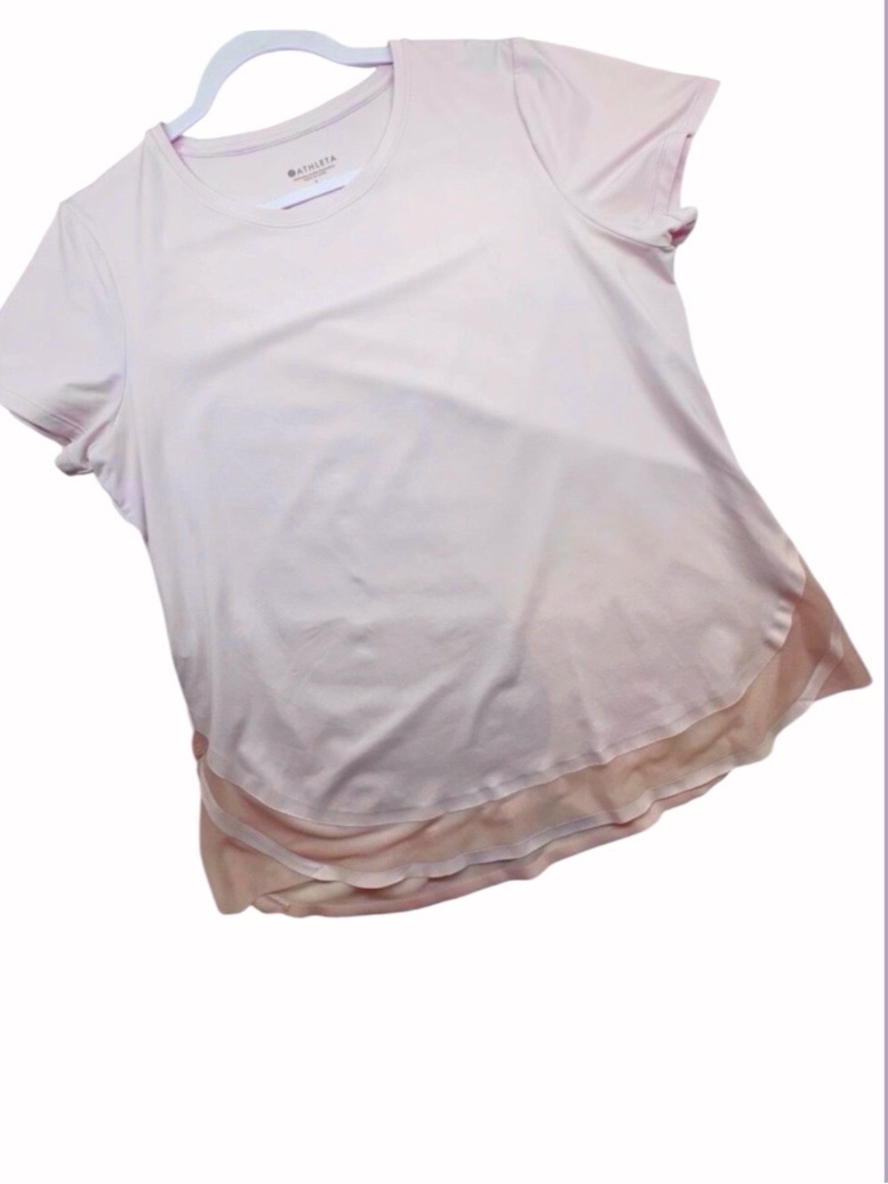 Athleta Cadence Tee in Light Pink - Picture 3 of 11